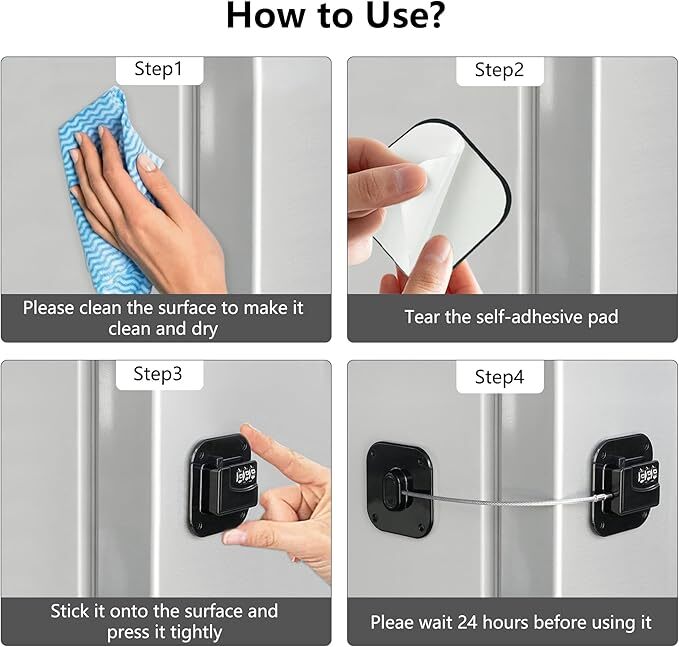Smart home Refrigerator Lock for children